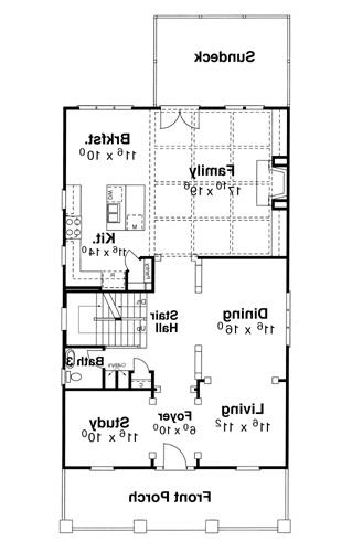 First Floor image of Kensington II - A House Plan